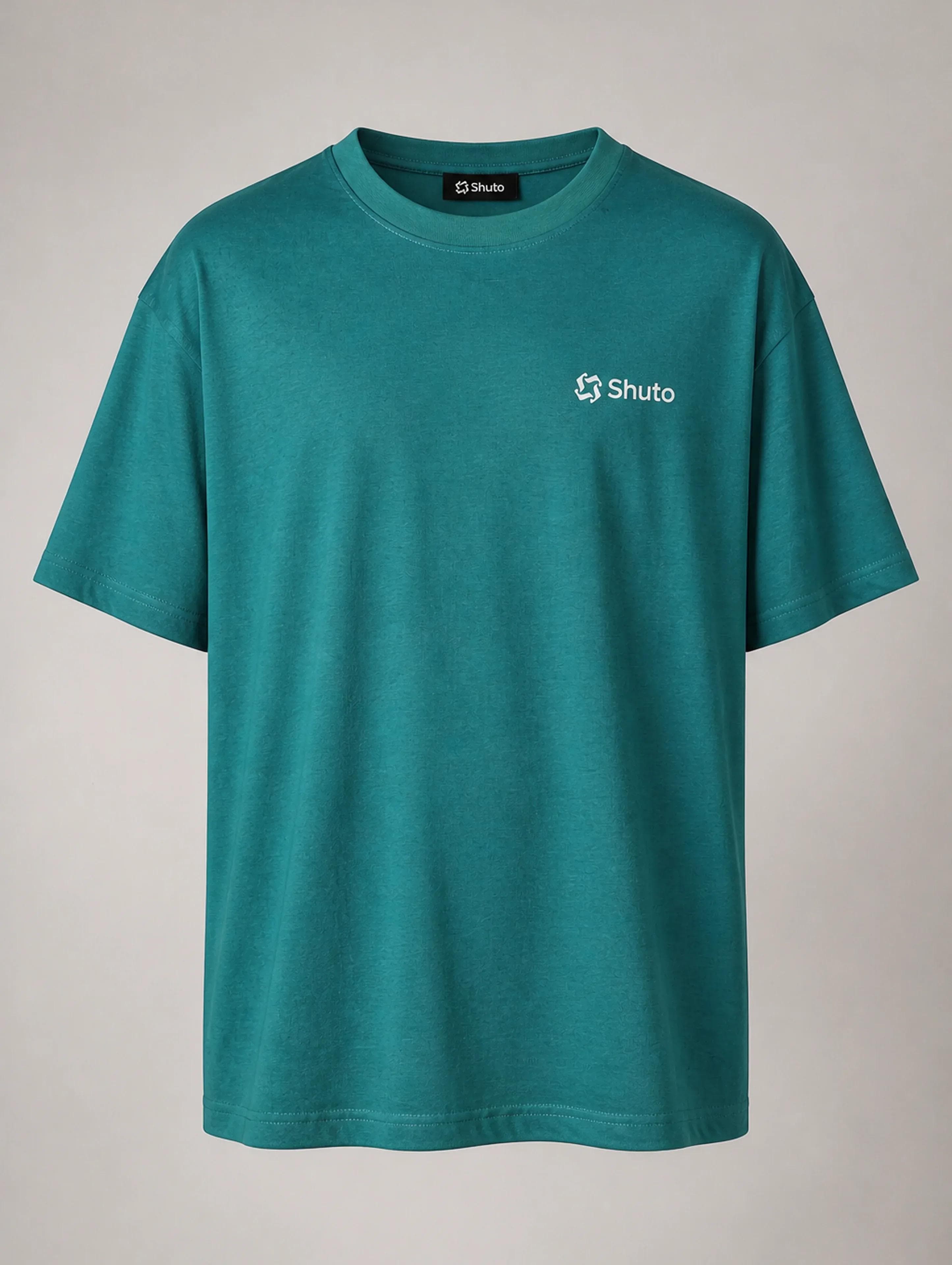 Oversized Standard Teal T-Shirt