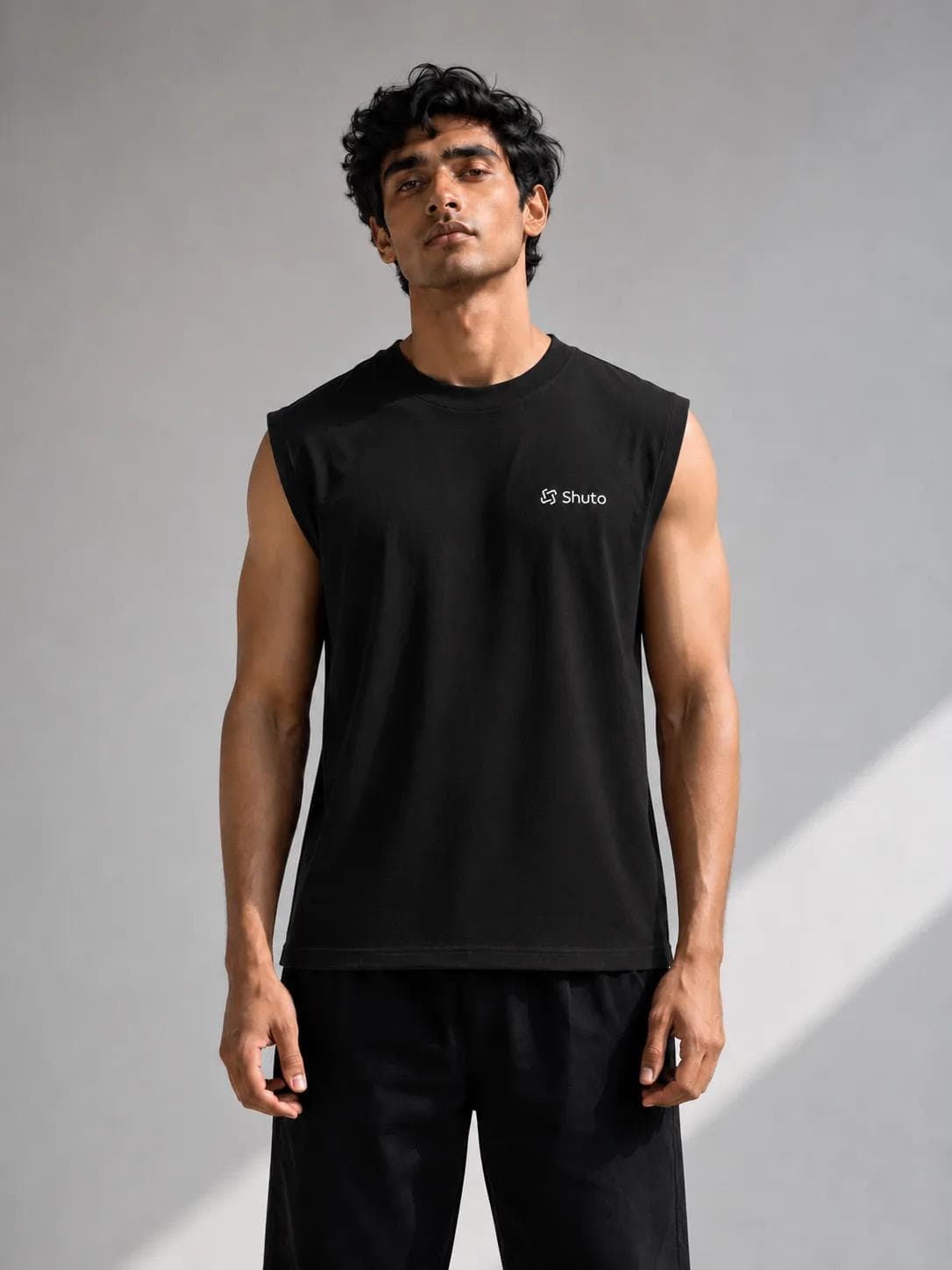 Premium Ink Black Tank-Top