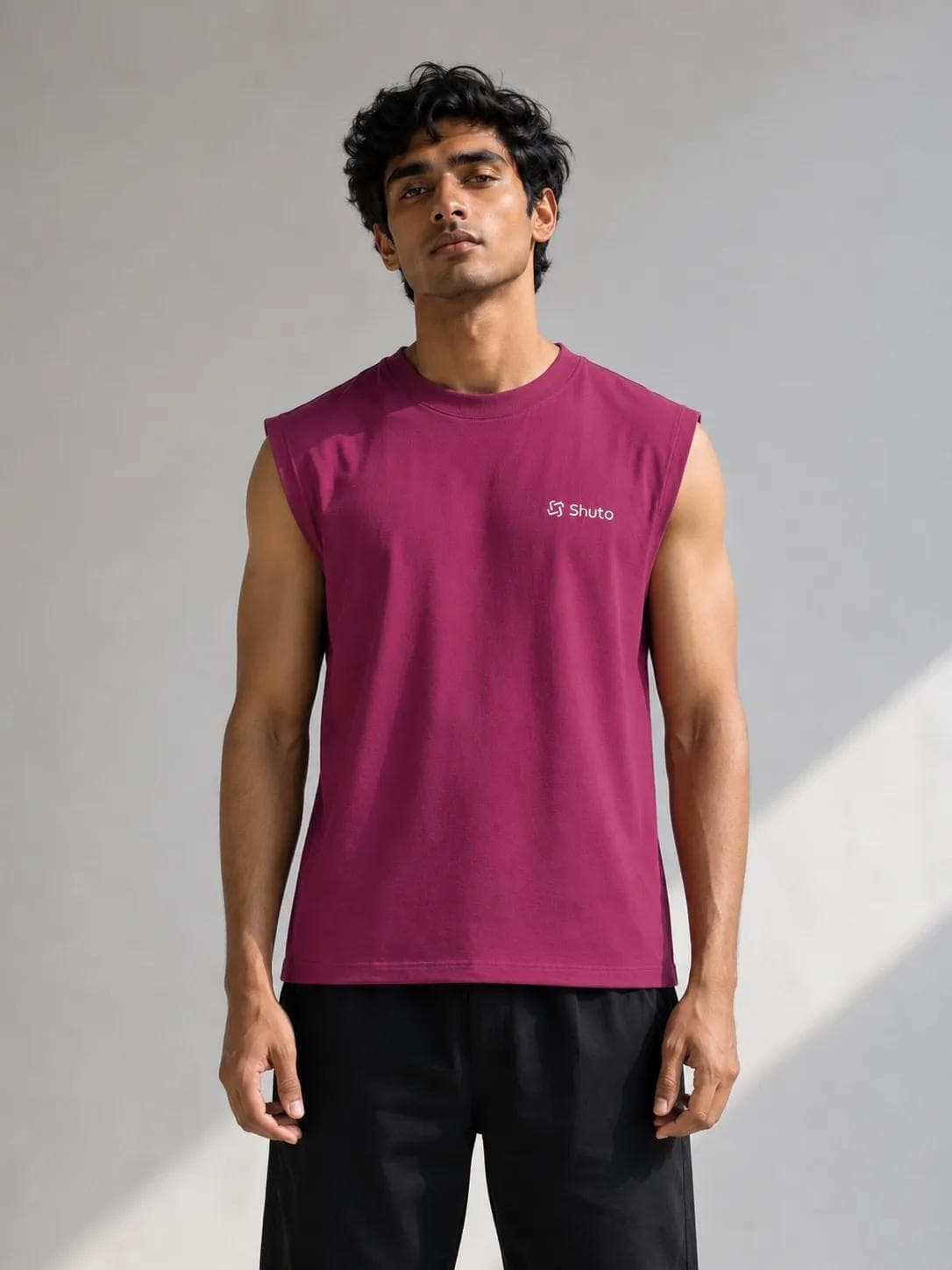 Premium Maroon Tank-Top