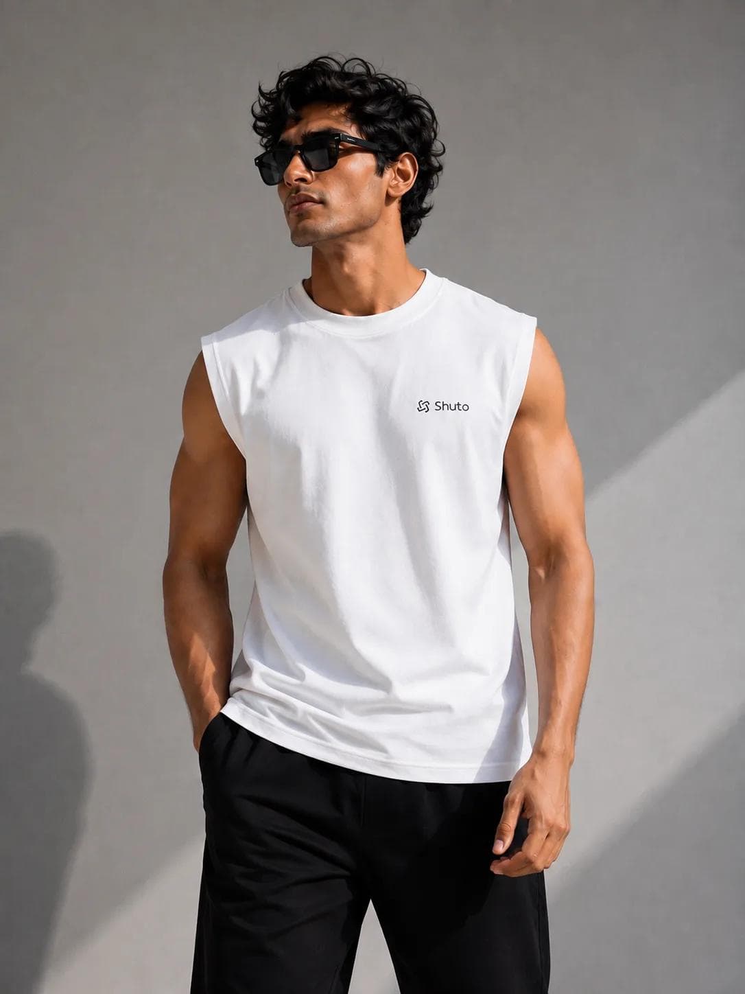 Premium Pure White Tank top