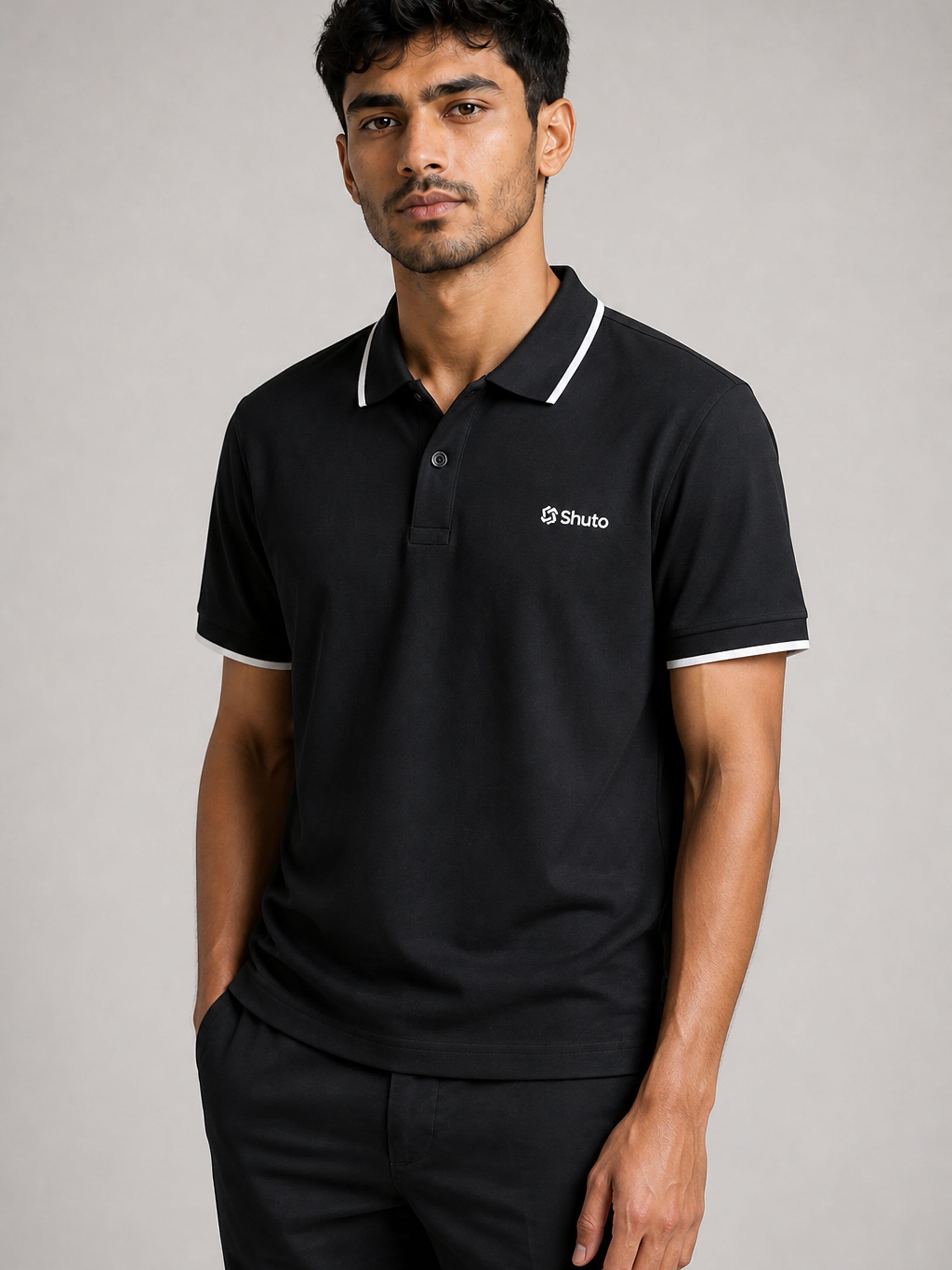 Ink Black Polo T-Shirt