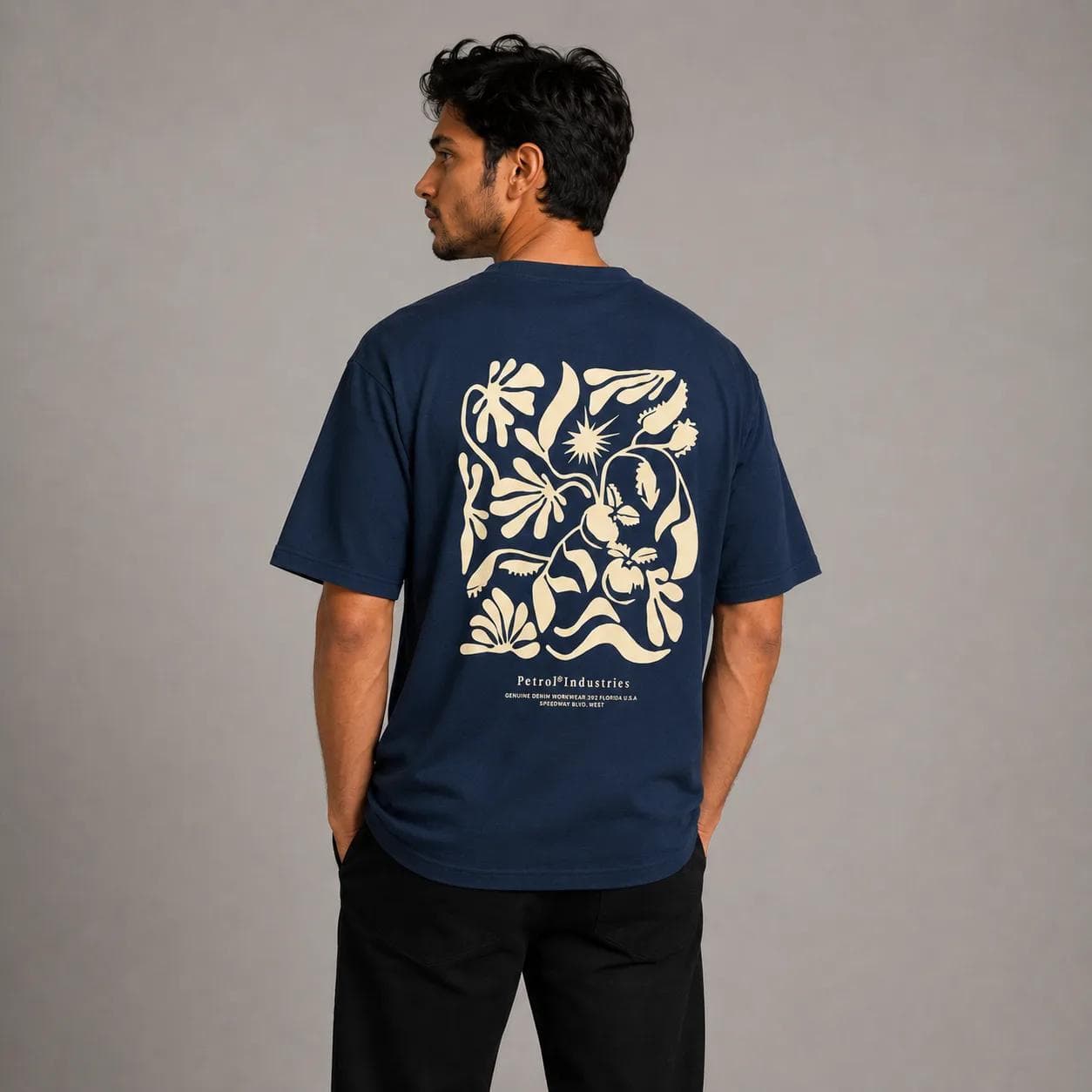 Regular Marine Blue Aura Print